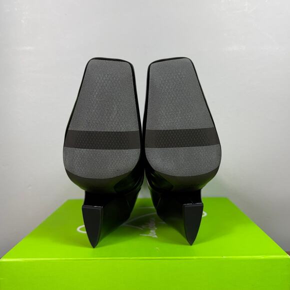 New Sam Edelman Suzette Buckle Western Boot in Black Patent Women's Size 8.5 - Picture 8 of 8